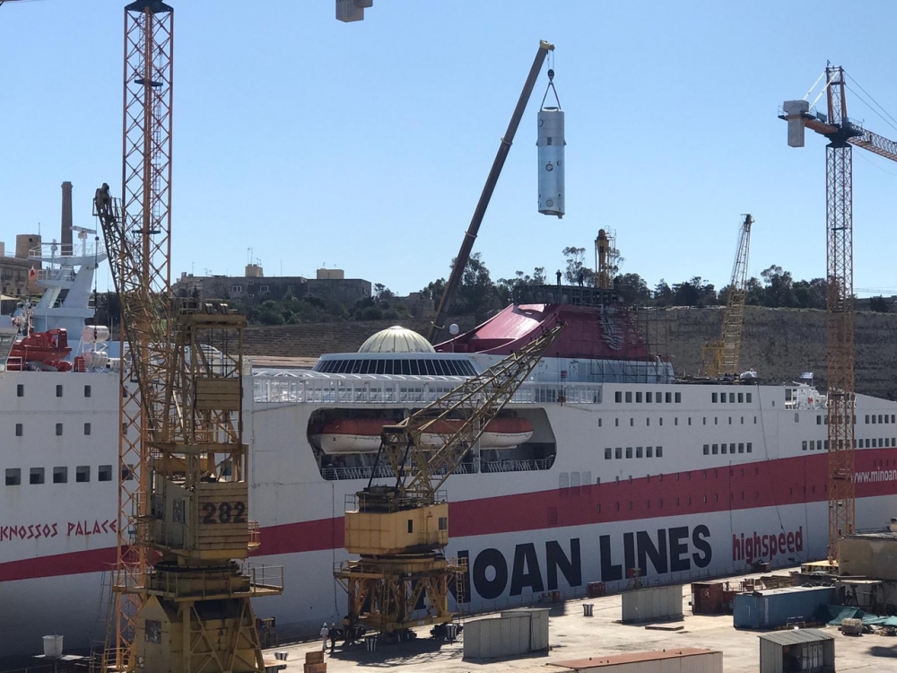 Palumbo ranks first in Europe for retrofitting ships to meet new pollution standards