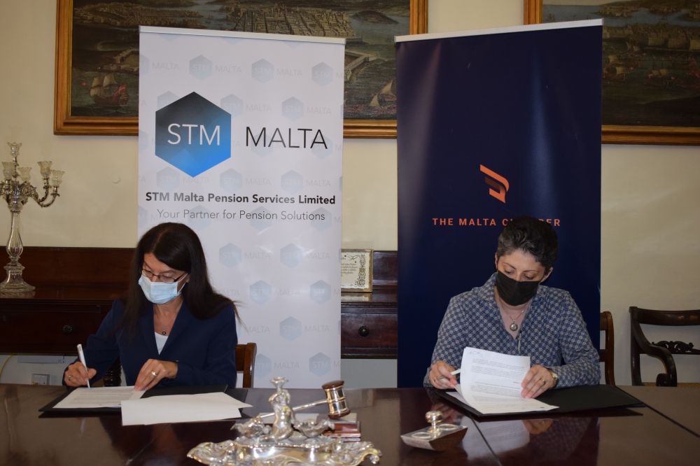 Chamber, STM Malta sign agreement in favour of pension sustainability