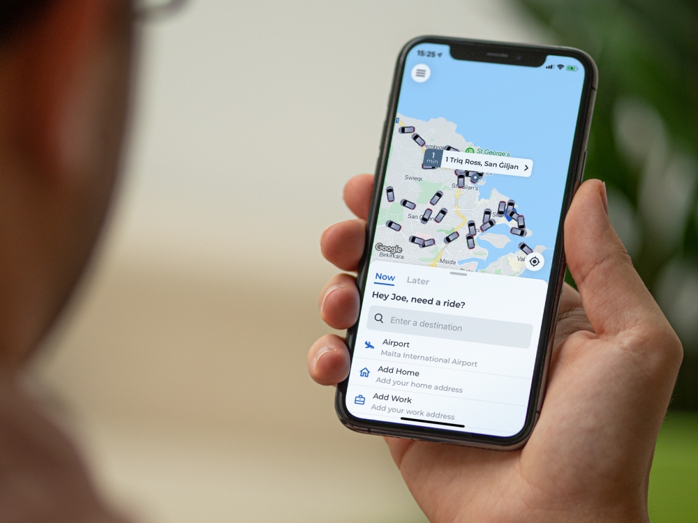 A new look for eCabs’ app user Interface