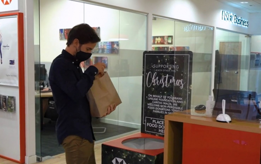 HSBC Malta launches Christmas food collection initiative