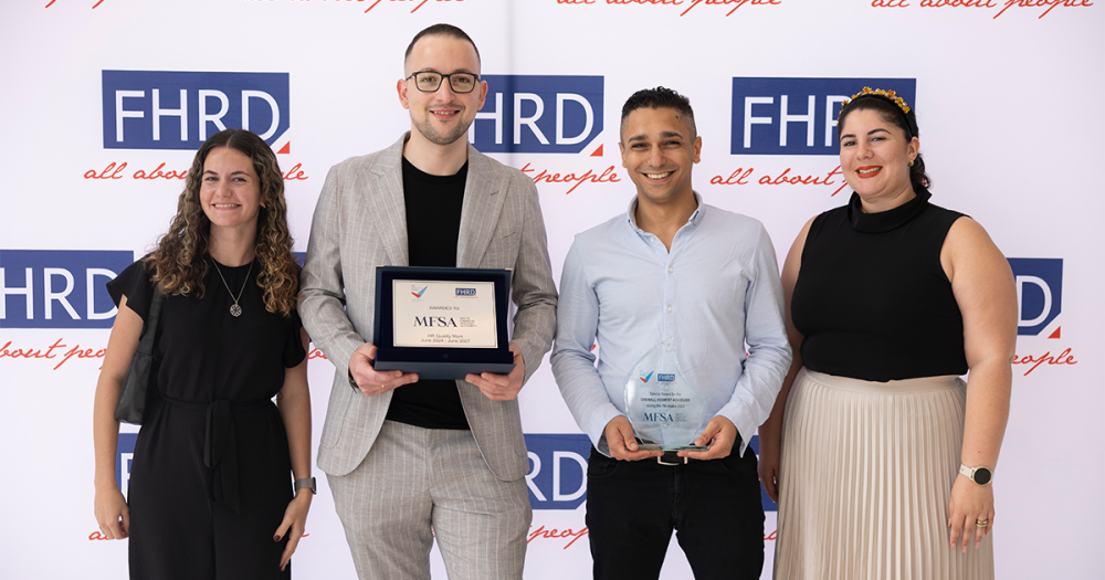 MFSA receives award in human resources as it continues to place people at the core of its mission