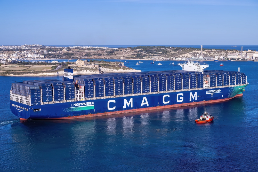 Malta Freeport achieves record  number of moves on mega vessel