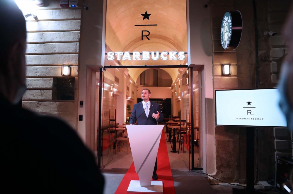 Starbucks opens first Reserve Bar in Malta