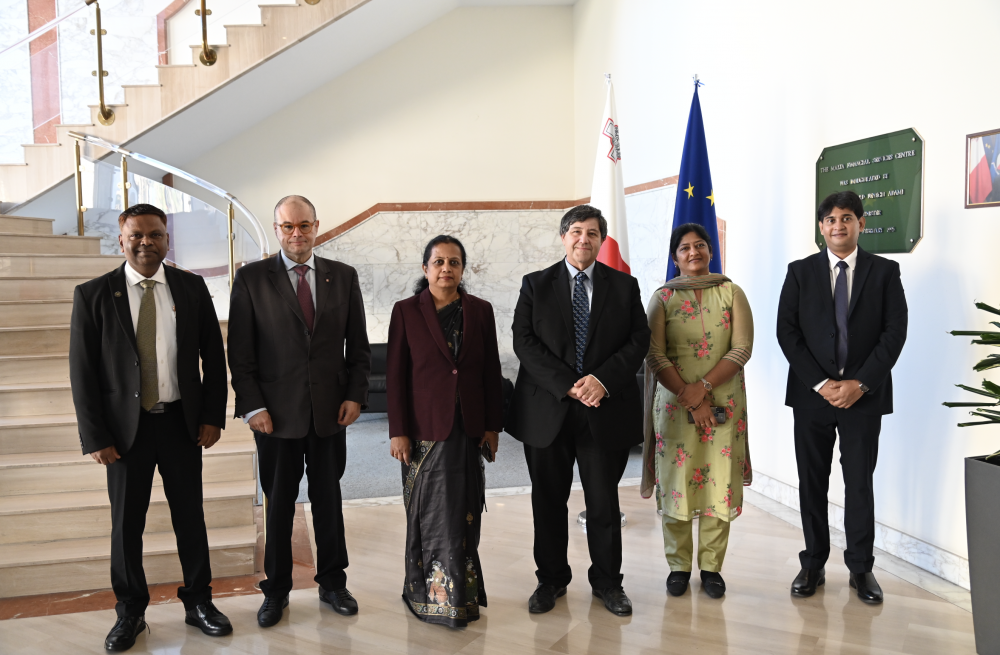 Reserve Bank of India Delegation visits Malta for high-level financial regulatory discussions with the MFSA