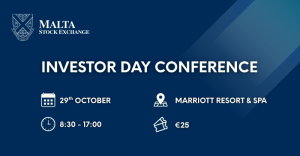 Malta Stock Exchange organising an Investor Conference in October