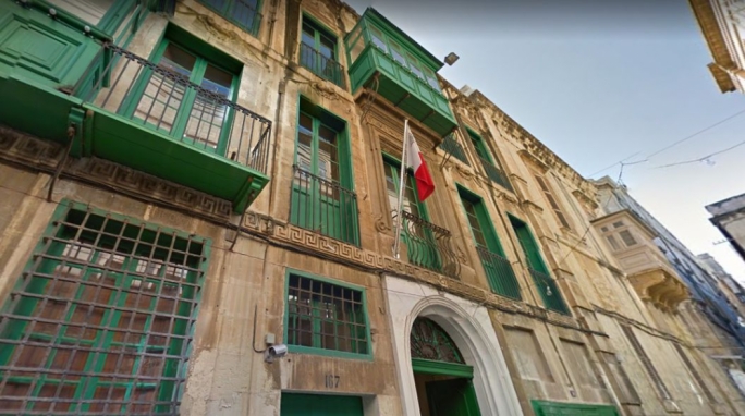 Scheduled houses in Strait Street in Valletta