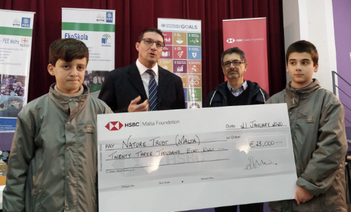 HSBC Malta Foundation strengthens support for EkoSkola